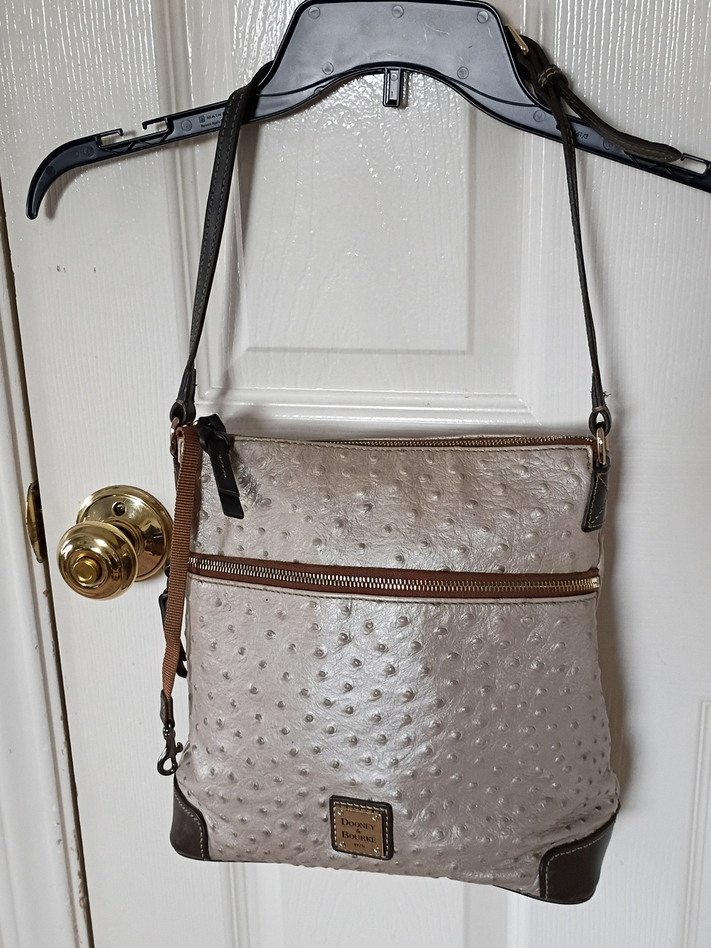 Dooney & Bourke Ostrich Letter Carrier Crossbody